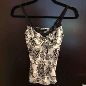 White House Black Market Cami Paisley XXS